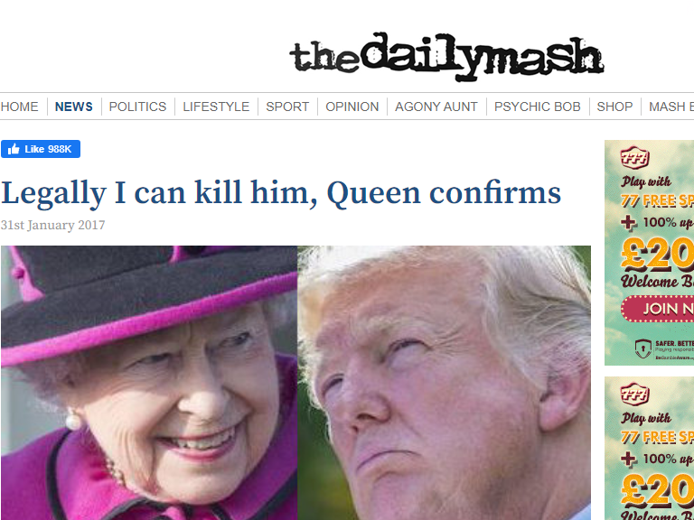 Daily Mash editor: 'There's an incredible amount of fact-checking given we're technically making everything up'