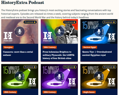 Making podcasts pay: HistoryExtra podcast