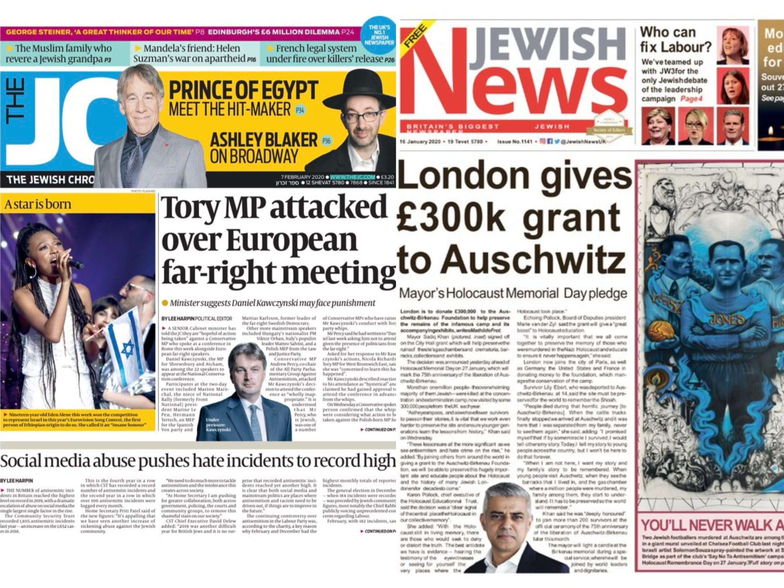 Jewish Chronicle and Jewish News agree to merge news operations to 'secure financial future'