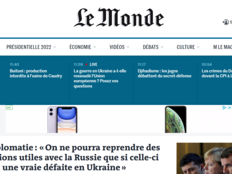 French daily Le Monde expands into UK and US to reach 1m subscriber target