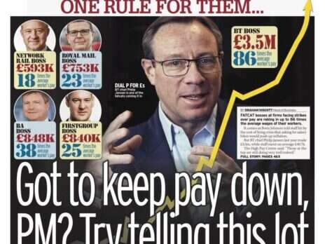 NUJ accuses Reach of hypocrisy over Mirror pay inequality front page