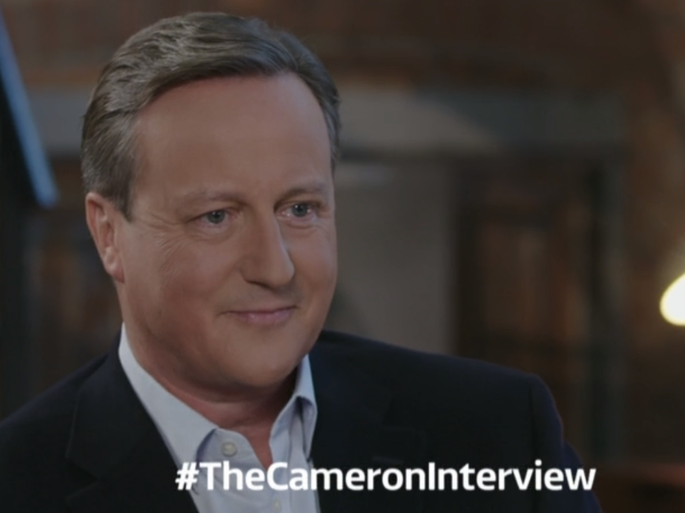 ITV's David Cameron interview watched by average of 3m viewers
