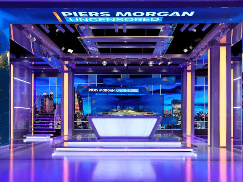 Piers Morgan studio TalkTV