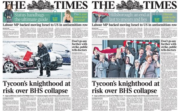 Former Times night editor Liz Gerard on paper's 'monumental error' over Hillsborough inquest coverage