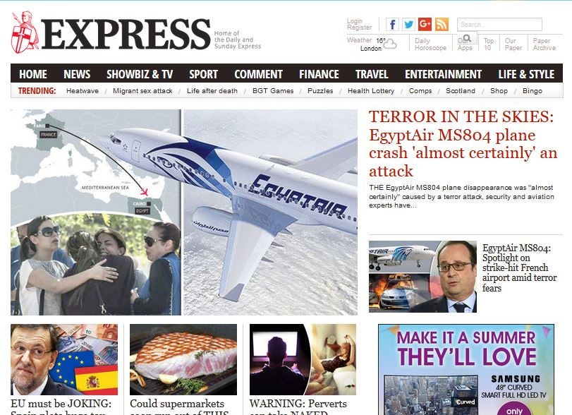 Website ABCs: Express fastest growing website as Independent unharmed by print closure