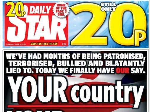 National press ABCs for August 2016: Daily Star slips back month-on-month after price rise