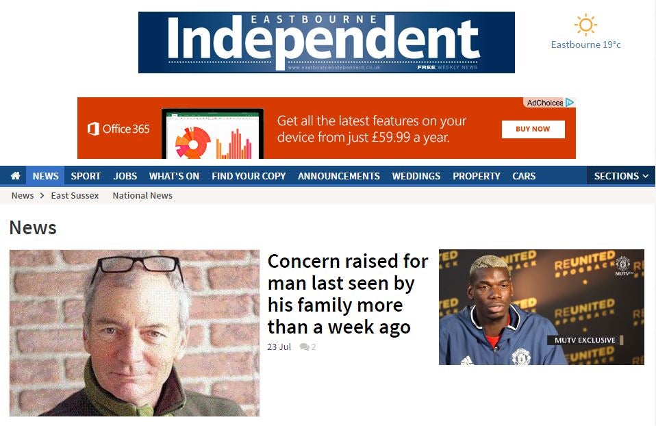 Newsquest's upmarket free weekly Eastbourne Independent ceases publication