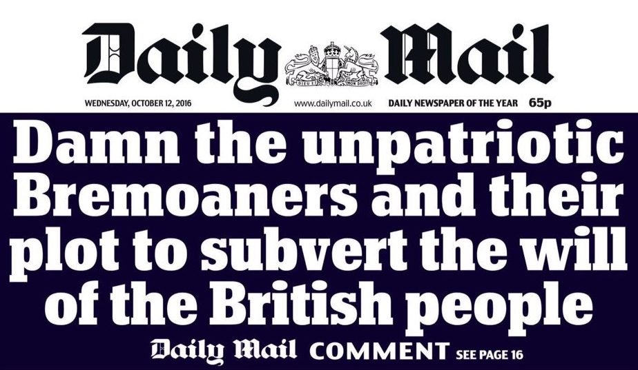 Daily Mail claims BBC 'leading the Remain charge' as paper hits out at 'Bremoaners' after Times scoop