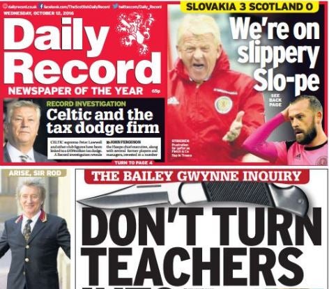Journalists plan strike ballot over job losses at Daily Record and Sunday Mail