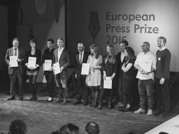 Entries open for European Press Prize awards