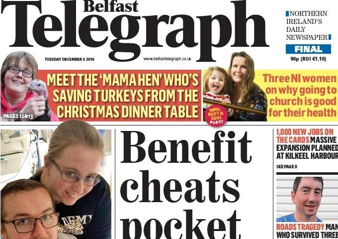 Dad who complained son was portrayed as a 'Nazi' in Belfast Telegraph report has complaint rejected by IPSO