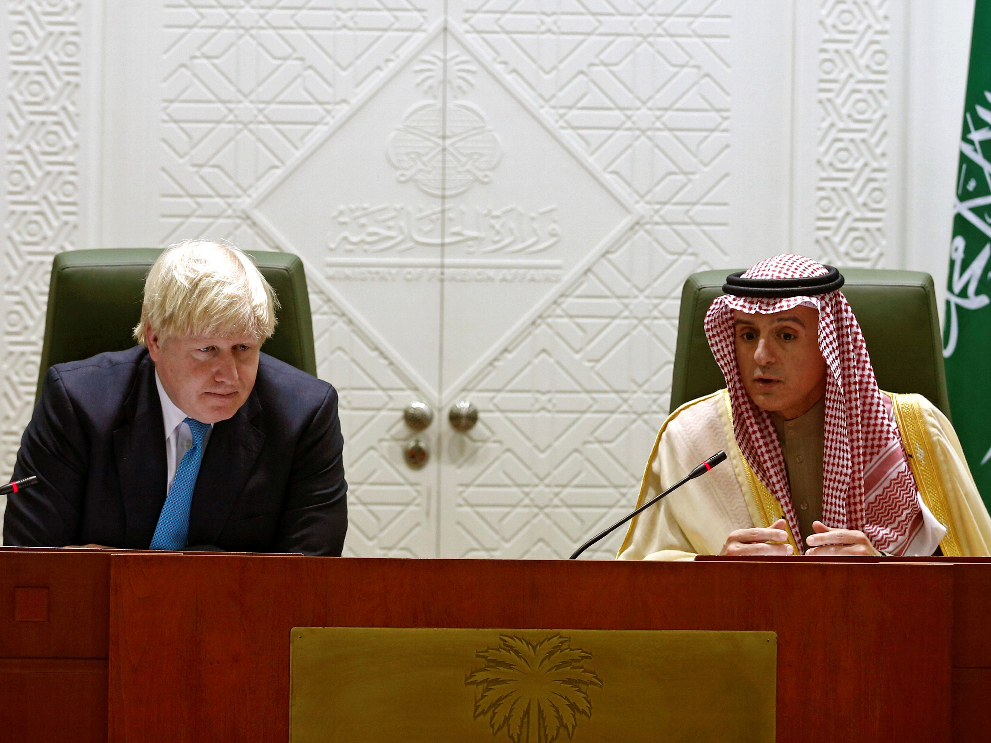 Reporters Without Borders urges Boris Johnson to call for journalist's release during Saudi Arabia visit
