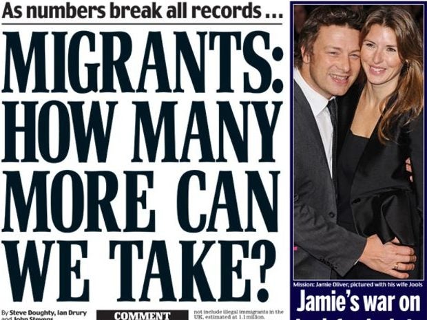 One in three Britons think press 'too negative' in reports on refugees and immigrants, YouGov survey shows