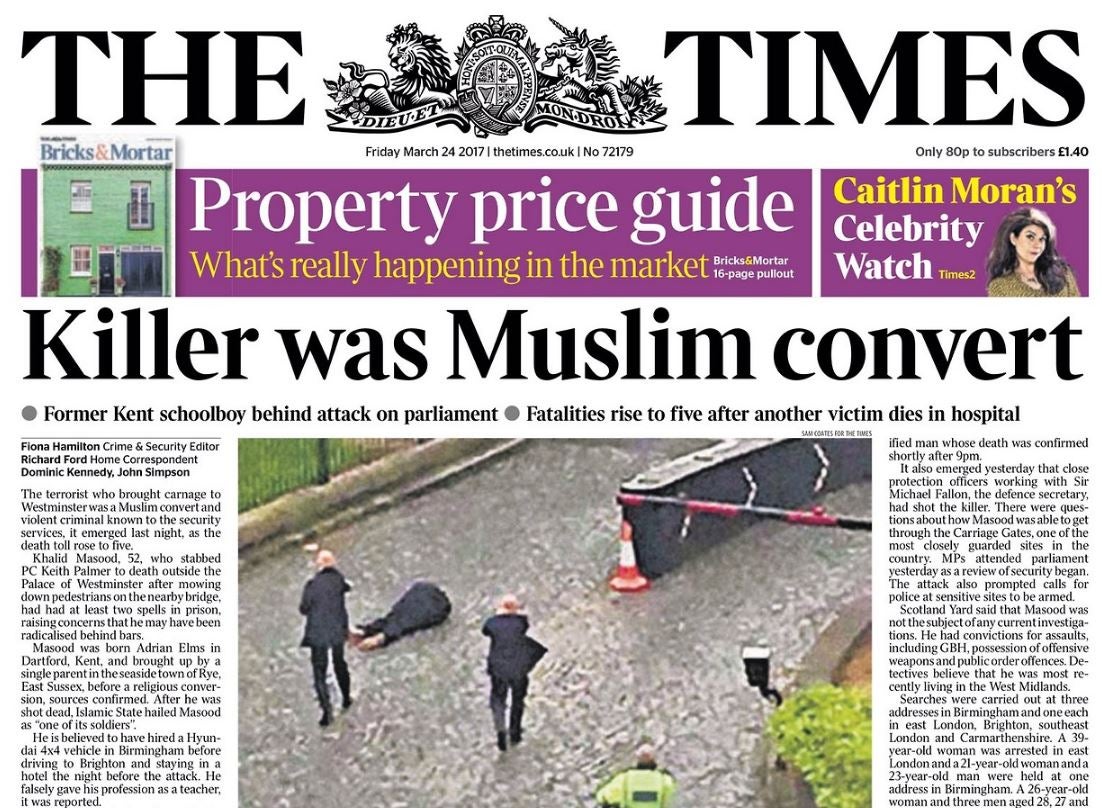 Met Police PR chief says officers were 'extremely upset' by Times front page image