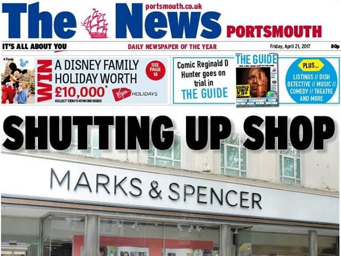 Editor of Portsmouth's The News says falling pound and rising production costs behind cover price hike