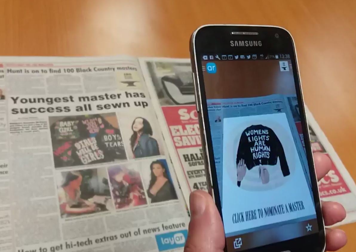 Express and Star uses augmented reality to promote creative arts