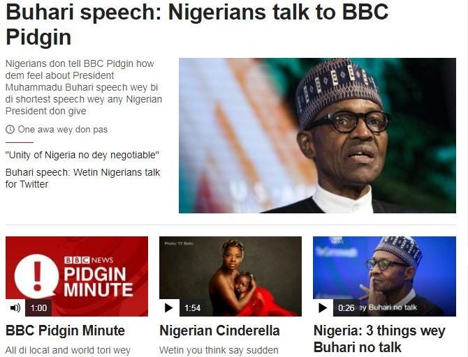 BBC World Service offers news in Pidgin as part of £289m expansion to include 12 new languages
