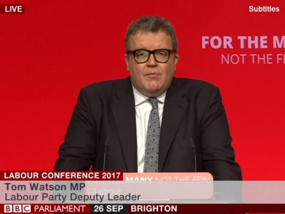 Labour deputy leader Tom Watson says 'it will never again be The Sun what won it'