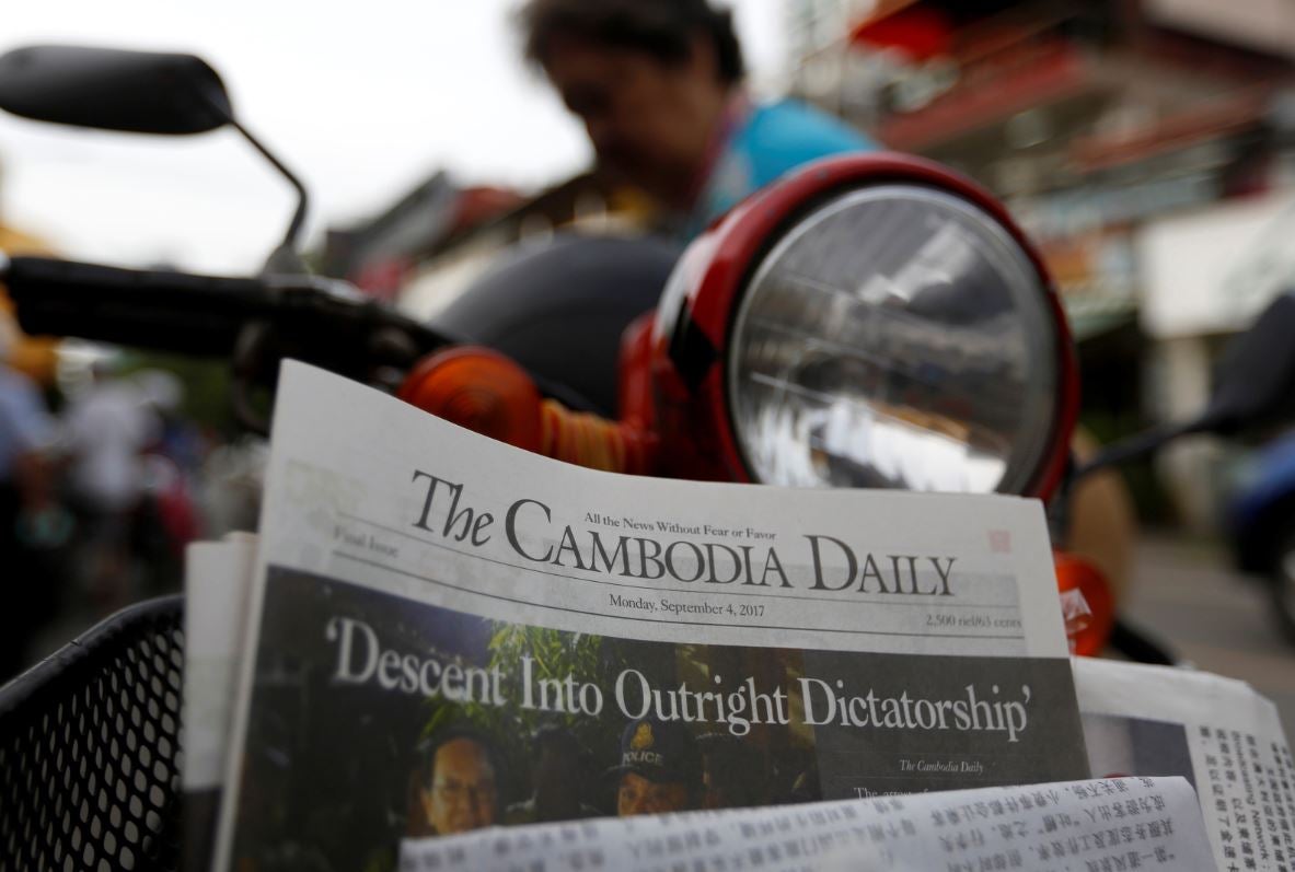 Cambodia Daily: Beacon of independent journalism shut down by government