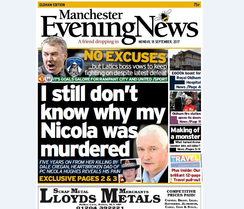 Manchester Evening News launches localised Oldham edition following closure of the Evening Chronicle