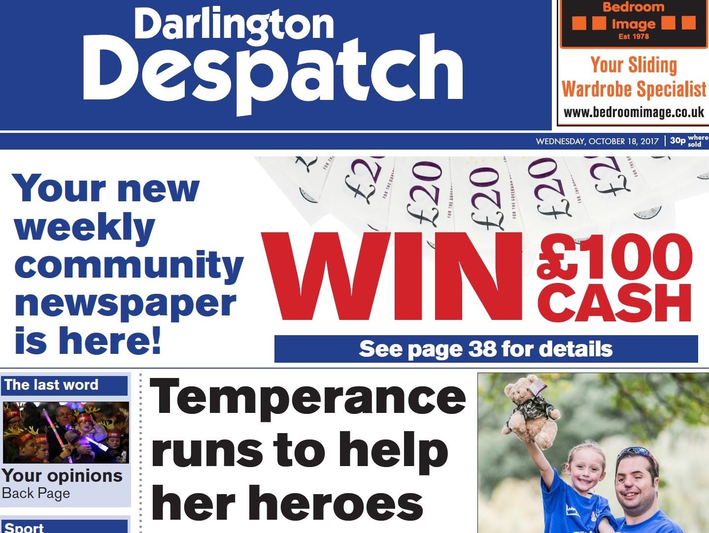 Publication of revived weekly the Darlington Despatch suspended by Newsquest for summer review