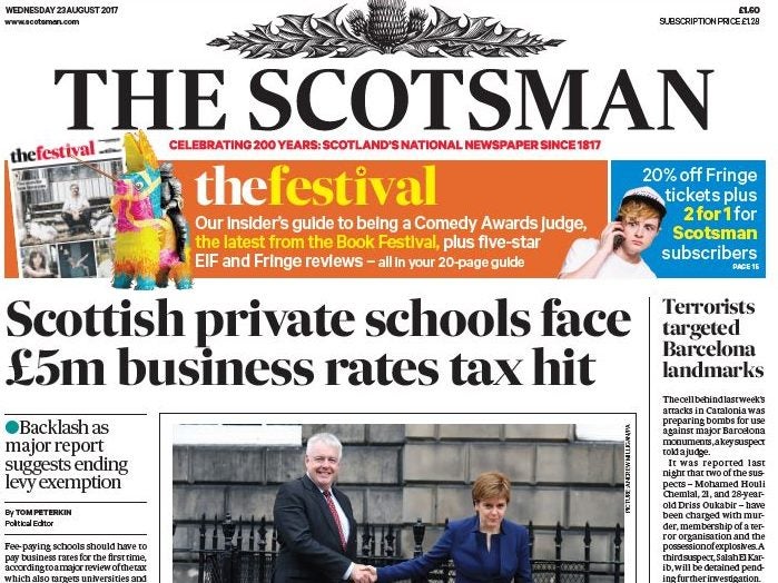 Scotsman goes behind metered paywall