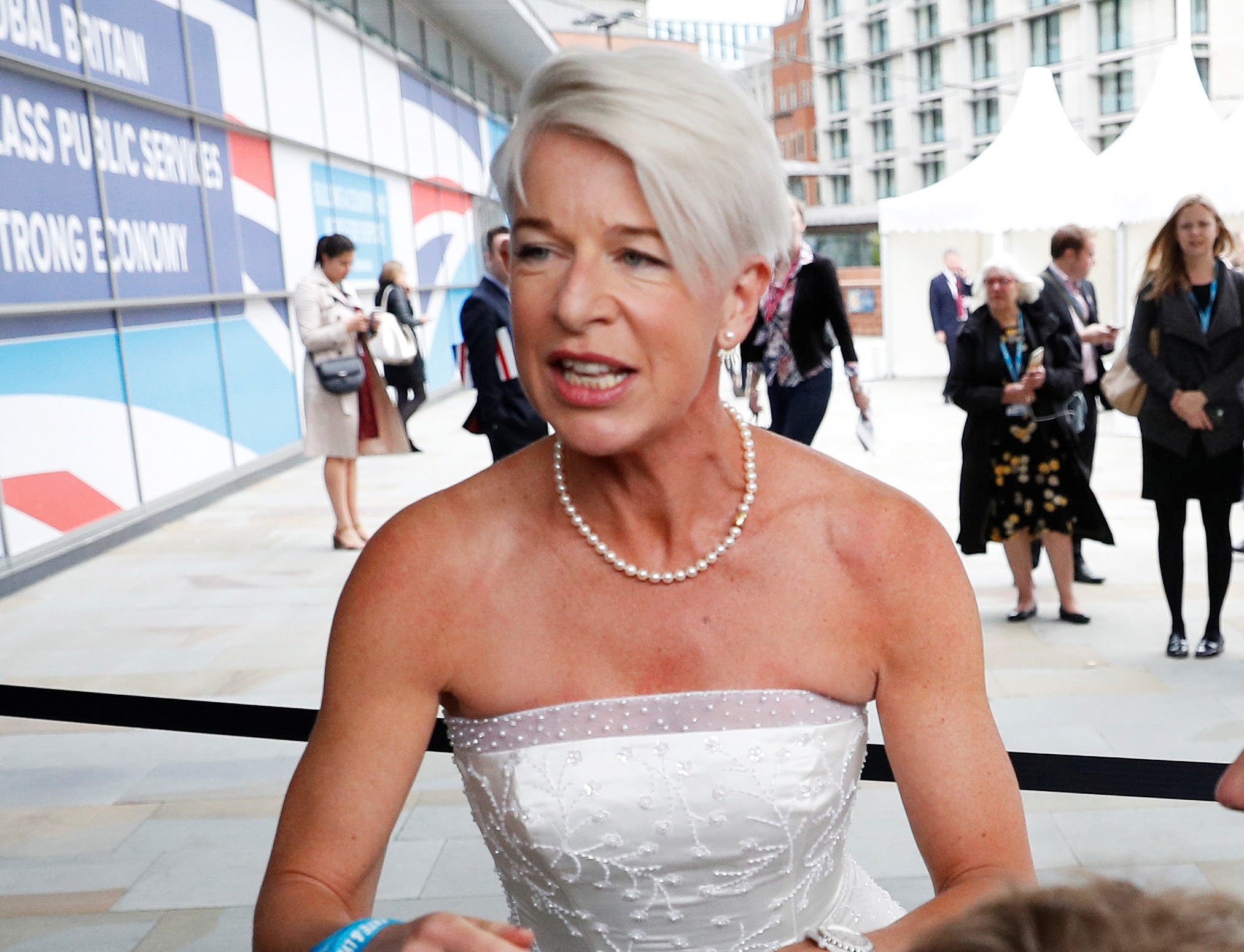 Katie hopkins shop wedding dress