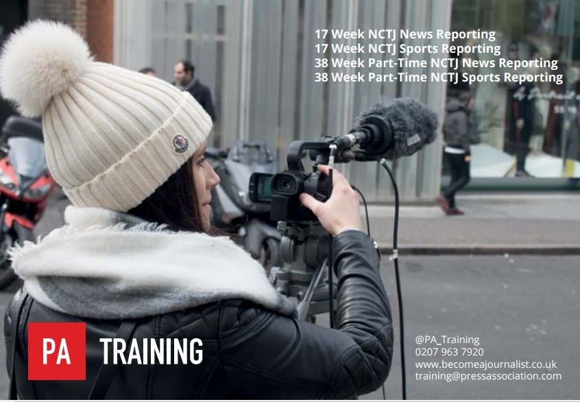 Press Association: NCTJ-recognised journalism training which opens doors in the news industry