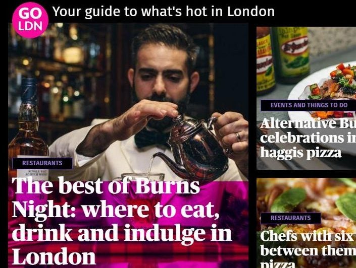 Evening Standard launches online 'curated guide’ to what's on in London