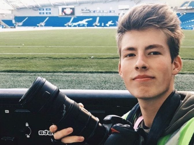 Young photographer is latest victim of equipment thefts from sports stadiums as £10k in kit stolen