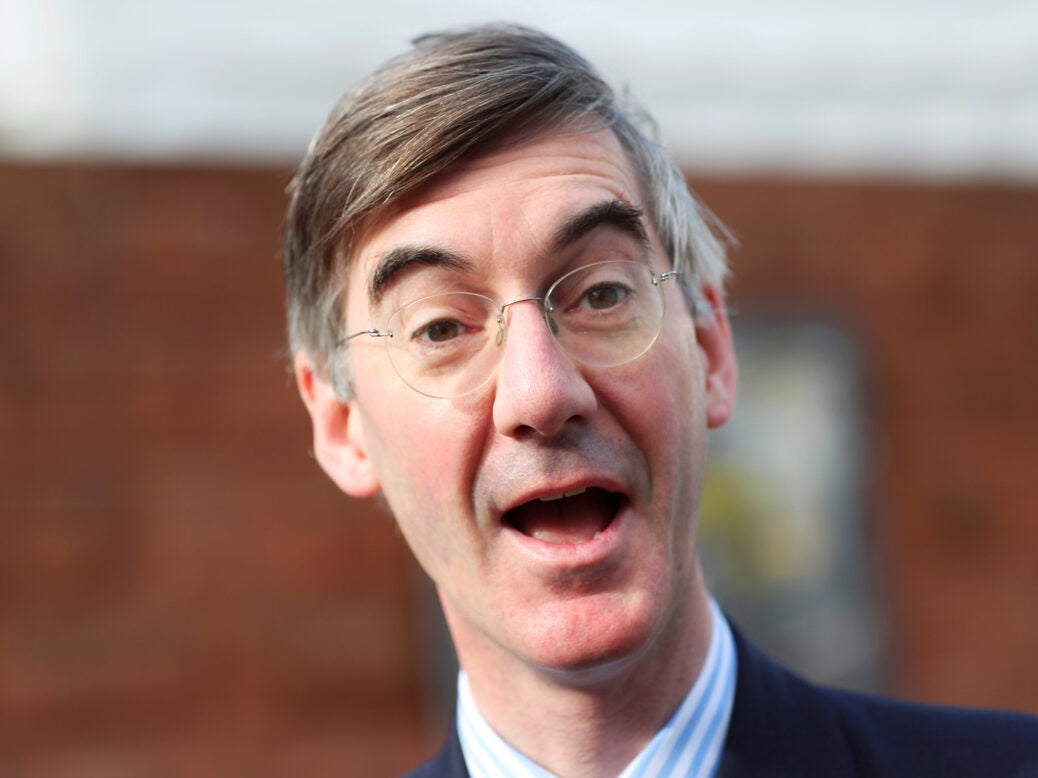 Conservative Party MP and newly-announced GB News host Jacob Rees-Mogg. Picture: Reuters/Hannah McKay