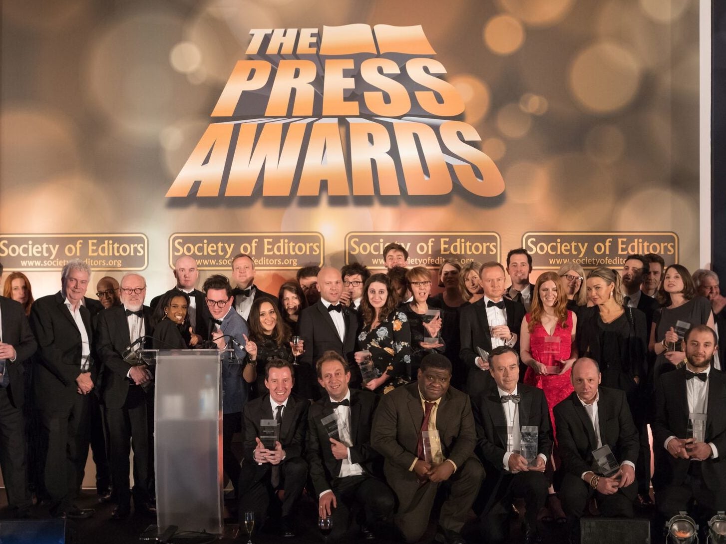 Financial Times, Buzzfeed and The Guardian among big winners at Society of Editors Press Awards 2018