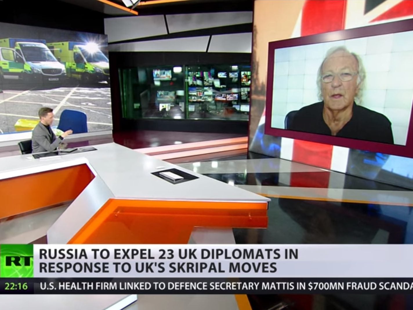 Journalist John Pilger says ex-Russian spy poisoning case is a 'carefully constructed drama in which the media plays a role'
