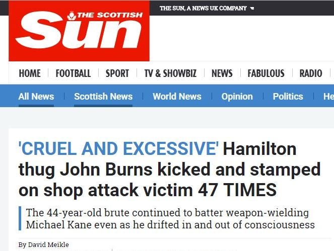 IPSO upholds accuracy complaint against Scottish Sun after it reported attacker as ‘boozed-up’ during onslaught when he was in fact sober