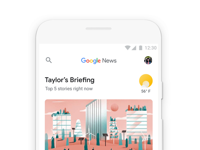 Reimagined Google News service uses artificial intelligence to highlight ‘great reporting done by journalists around the globe’