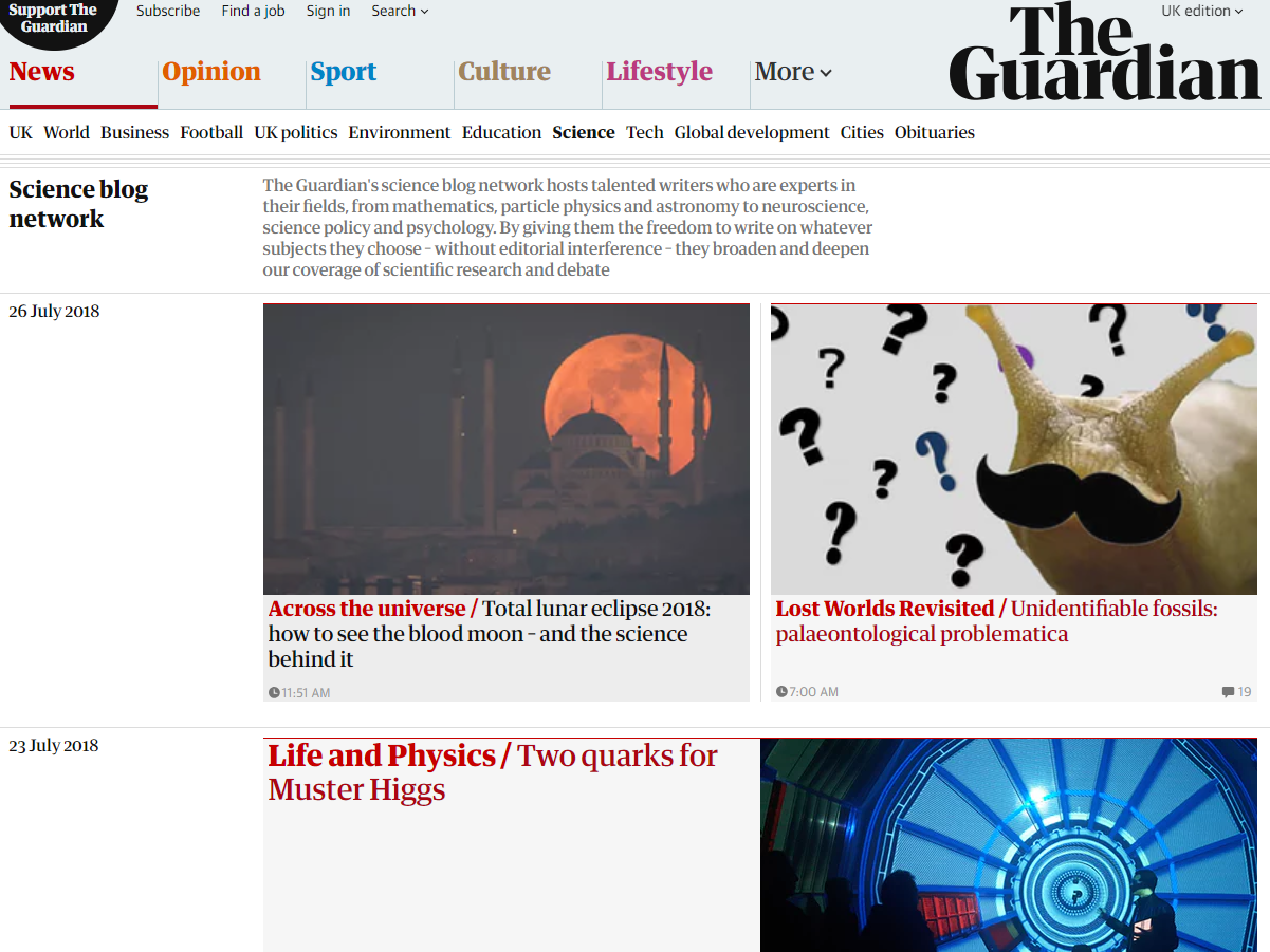 Guardian science and environment networks to close but papers says it remains 'firmly committed' to wide-ranging coverage on topics