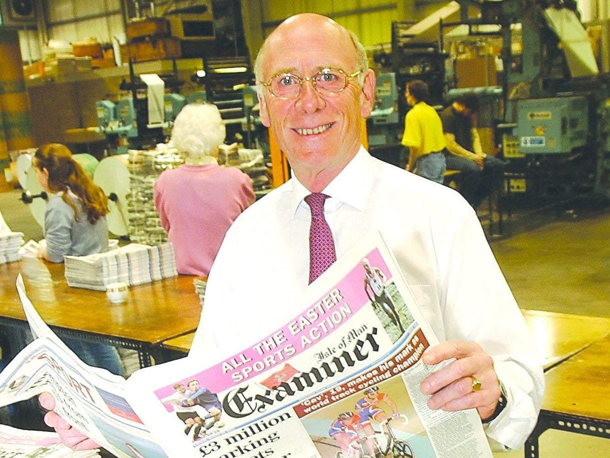 Former Isle of Man Courier editor of 30 years Lionel Cowin dies aged 73