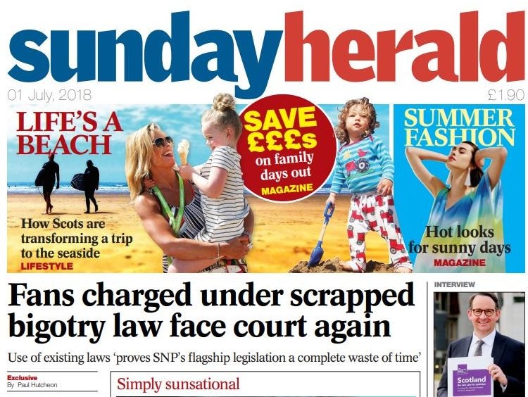 Sunday Herald to close as Newsquest launches two new Sunday newspapers for Scotland in the Sunday National and Herald on Sunday