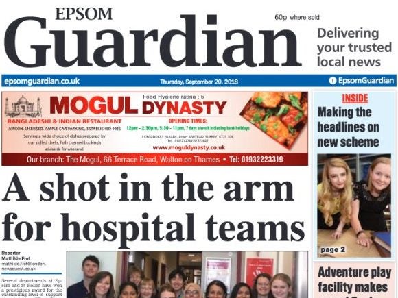 Newsquest closes Epsom Guardian to relaunch as new edition in 'iconic and historic' Surrey Comet series
