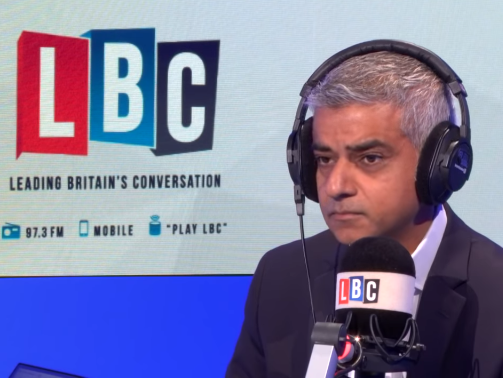 Ofcom pushes for meeting with LBC bosses after Sadiq Khan interview ...