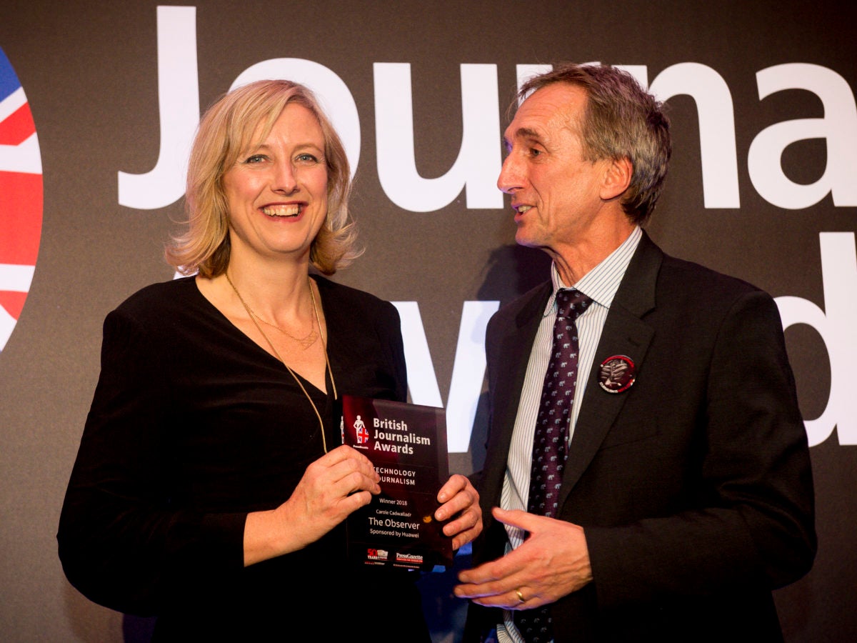 Observers Carole Cadwalladr Award Wins Are Important Piece Of Armour