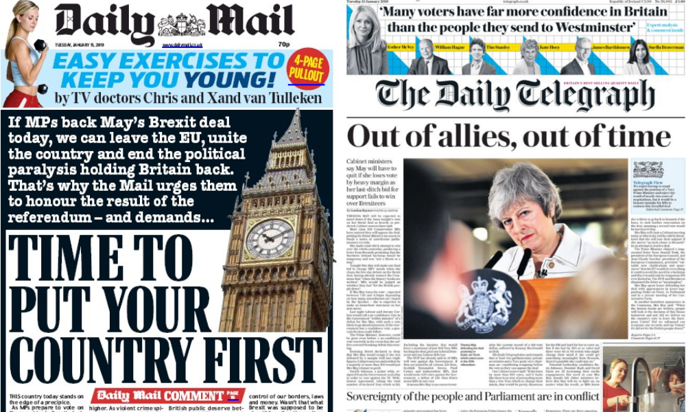 Pro-Brexit newspapers
