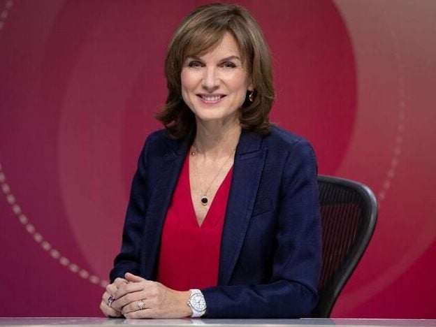 Question Time's Fiona Bruce was briefed on Laurence Fox but says show is 'unpredictable'