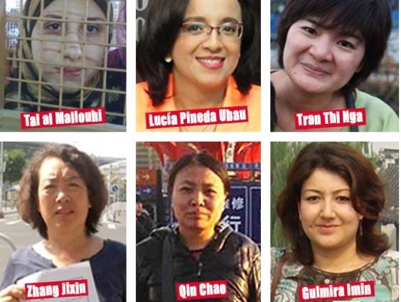 Press freedom groups use International Women's Day to highlight plight of jailed female journalists