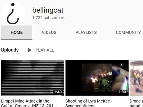 Youtube downs Bellingcat channel for four hours without warning