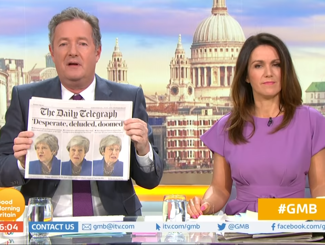 Piers Morgan steps back from presenting Good Morning Britain over Covid-19 symptoms