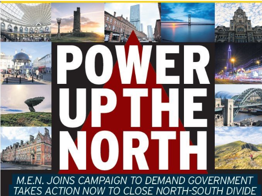 Northern dailies unite in front-page call for Westminster politicians to 'power up the north'