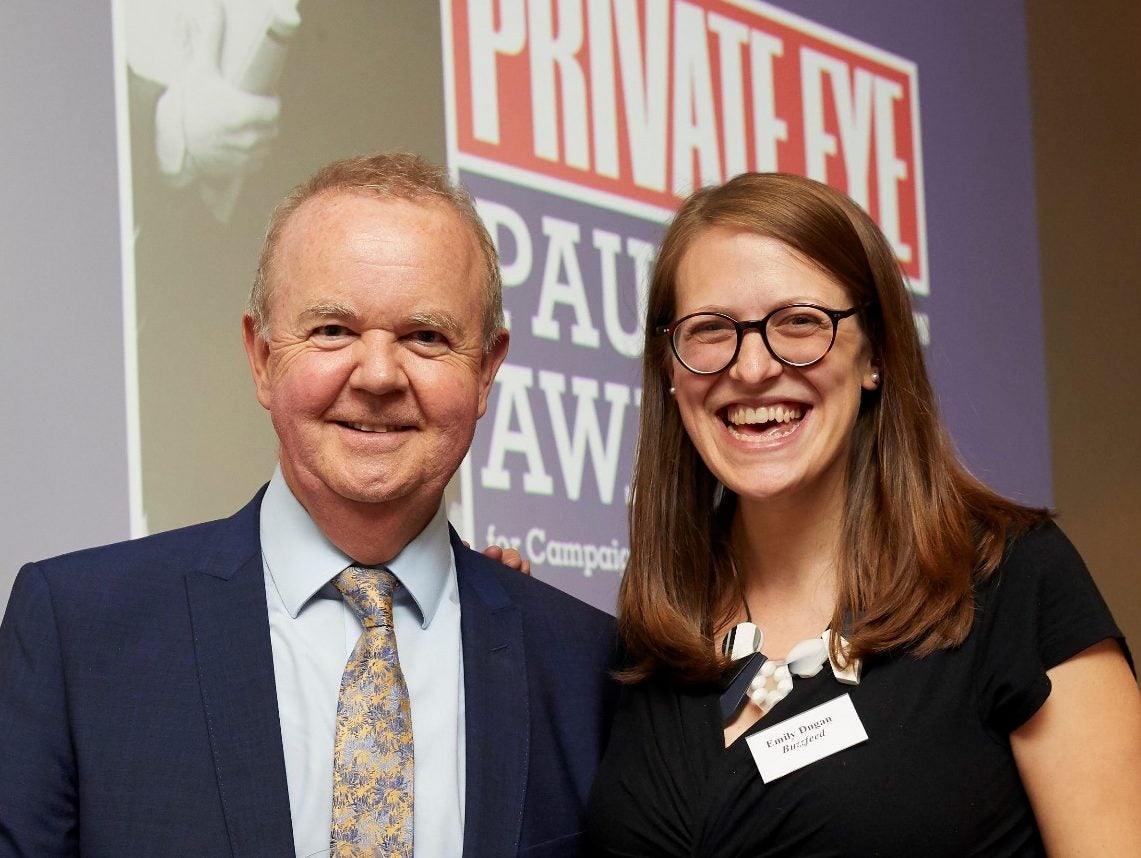 Buzzfeed's Emily Dugan wins Private Eye Paul Foot Award 2019 for reports exposing 'broken legal system'