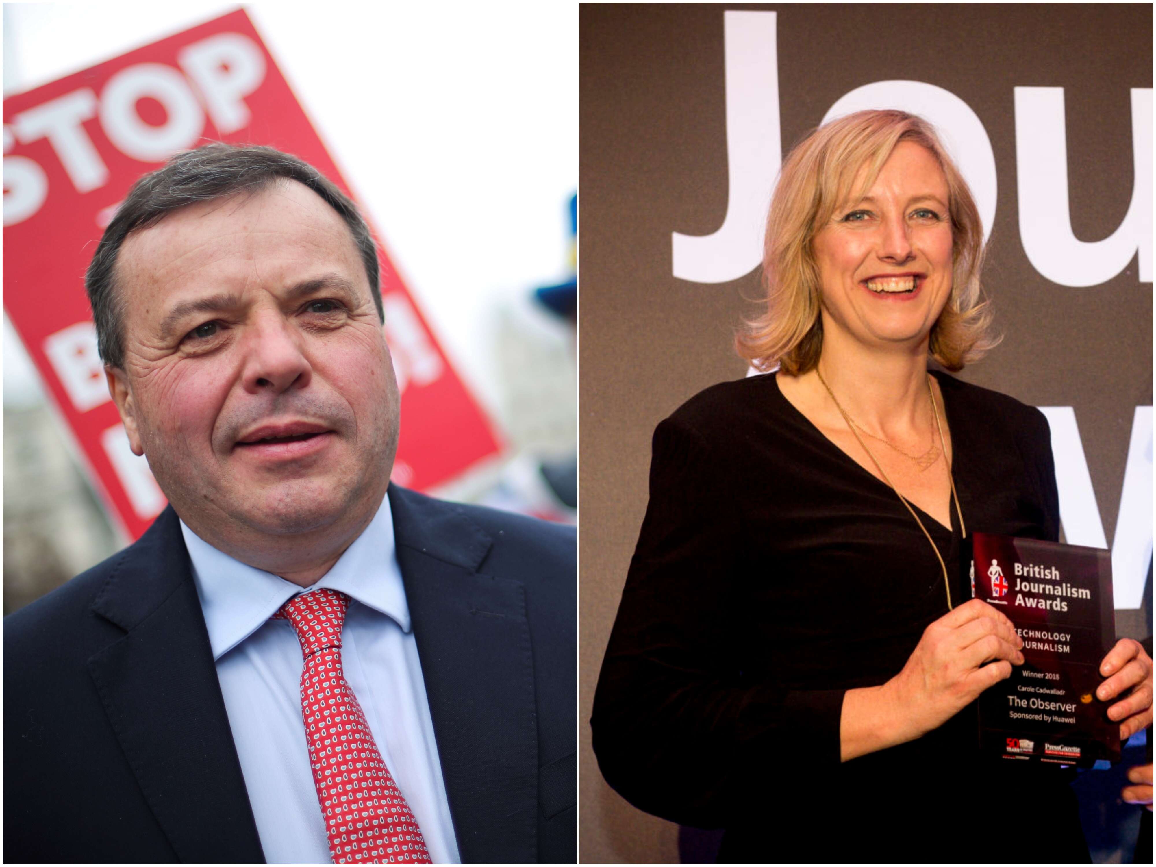 Judge denies opinion claim over tweet in libel battle between Carole Cadwalladr and Arron Banks