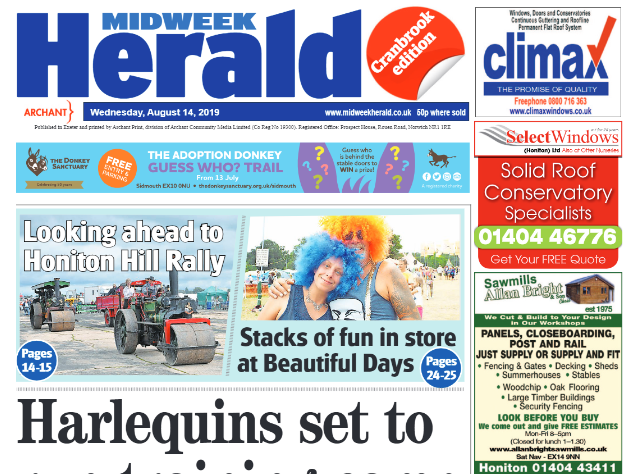 Devon weekly apologises after running front page story about event in Kent